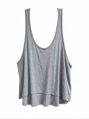 Lululemon Intended Tank Women’s Size 6/8 Heathered Gray Scoop Neck Lightweight